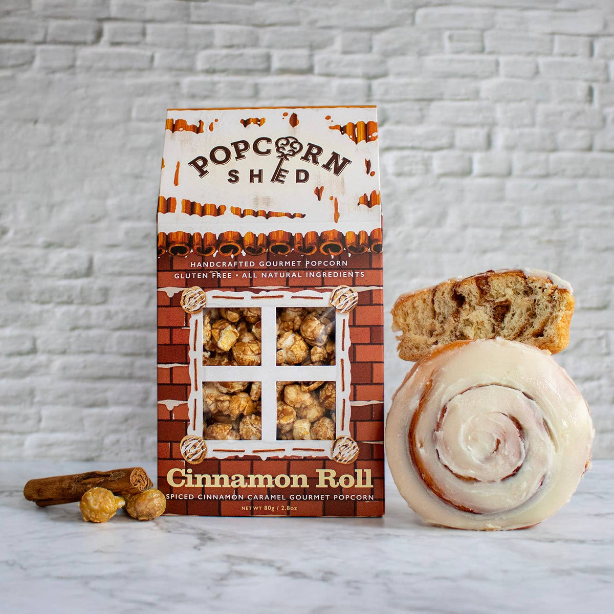 Cinnamon Roll Popcorn Shed