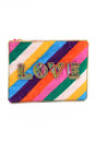 Love Rainbow Stripe Small Pouch by My Doris