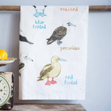 Sarah Edmonds Boobies Bird Cotton Tea Towel – illustrated design