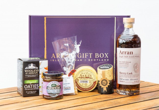 Deluxe Whisky Lover (Sherry Cask Finish Malt) Arran Gift Box 