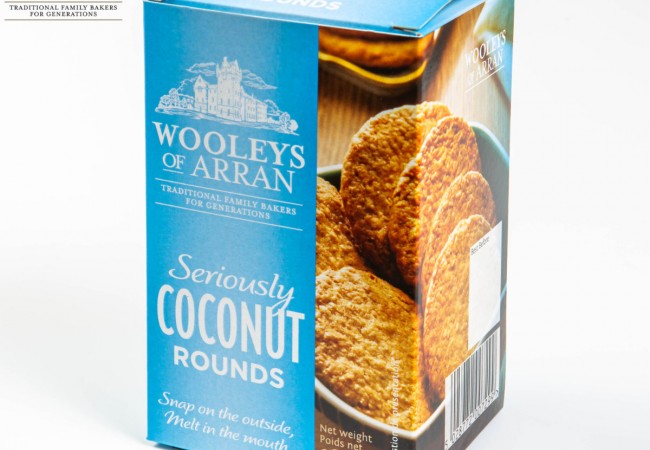 12 Boxes of Wooleys of Arran Seriously Coconut Rounds